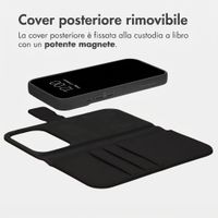imoshion Cover a libro di lusso 2-in-1 rimovibile Apple iPhone 18 Pro / 17 Pro - Nero