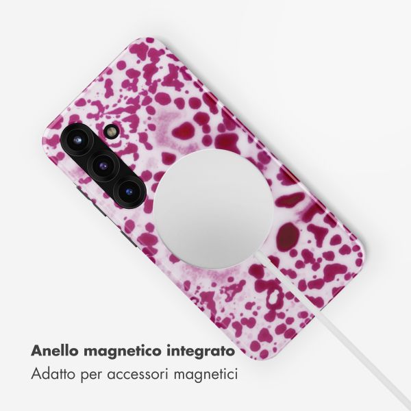 Selencia Cover posteriore Vivid con MagSafe Samsung Galaxy S25 - Cosmic Orchid