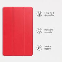 imoshion Cover a libro Trifold Apple iPad Air 3 (2019) / Pro 10.5 (2017) - Rosso