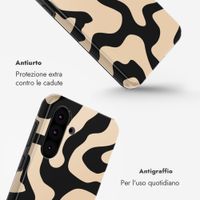 Selencia Cover Posteriore Vivid Samsung Galaxy A36 / A56 - Art Wave Black