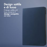 Accezz Cover Tablet Classica Samsung Galaxy Tab A11 Plus - Blu scuro