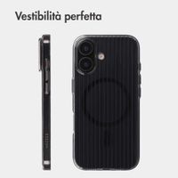 Accezz Cover Lite con MagSafe | Fluted | Apple iPhone 17 - Nero