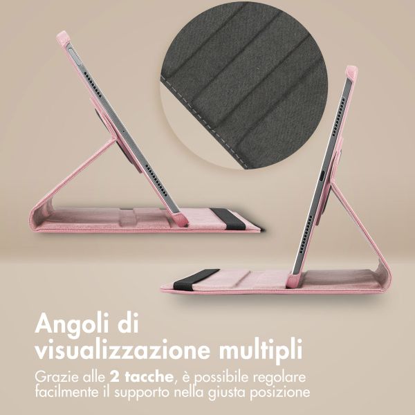 imoshion Cover Girevole a 360° Samsung Galaxy Tab A9 Plus - Rosa