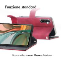 imoshion Cover a libro con Cordino Samsung Galaxy A36 - Rosso