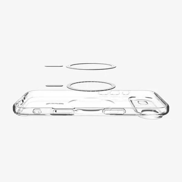 Spigen Cover Posteriore Ultra Ibrida con MagSafe Apple iPhone Air - Clear / White