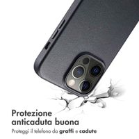 Accezz Cover in Pelle con MagSafe Apple iPhone 14 Pro Max - Onyx Black