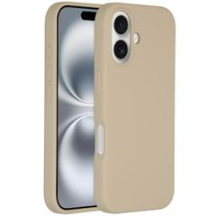 Accezz Cover in silicone liquido con MagSafe Apple iPhone 16 - Stone