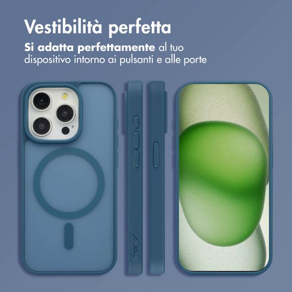 imoshion Cover posteriore Color Guard con MagSafe Apple iPhone 15 Pro - Blu scuro