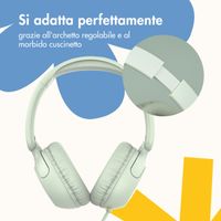 imoshion Cuffie per bambini con filo - cavo AUX - limitatore di decibel - Mint Green