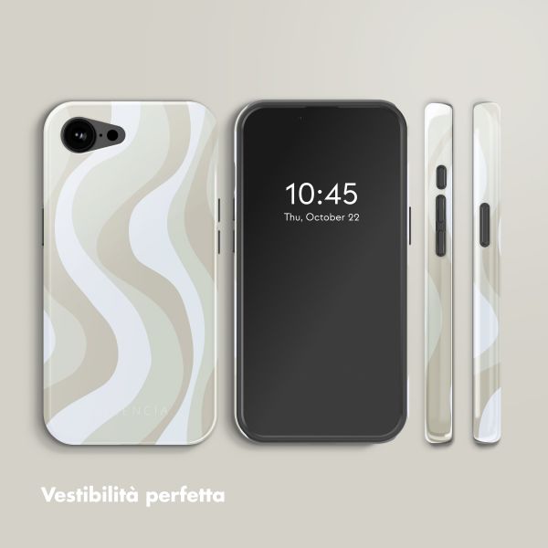 Selencia Cover posteriore Vivid con MagSafe Apple iPhone 17e / 16e - Desert Waves Beige