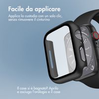 imoshion Cover rigida integrale Apple Watch 7 / 8 / 9 - 45 mm - Nero