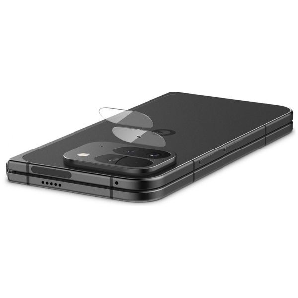 Spigen Optik Pro EZ Fit Lens Protector - Protezione lente fotocamera (confezione da 2) per Google Pixel 9 Pro Fold