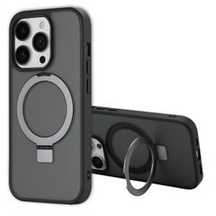 Accezz Cover con anello e supporto con MagSafe Apple iPhone 14 Pro - Nero