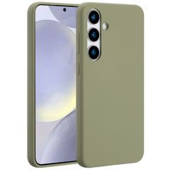 Accezz Cover in silicone liquido con MagSafe Samsung Galaxy S24 Plus - Cooper Green