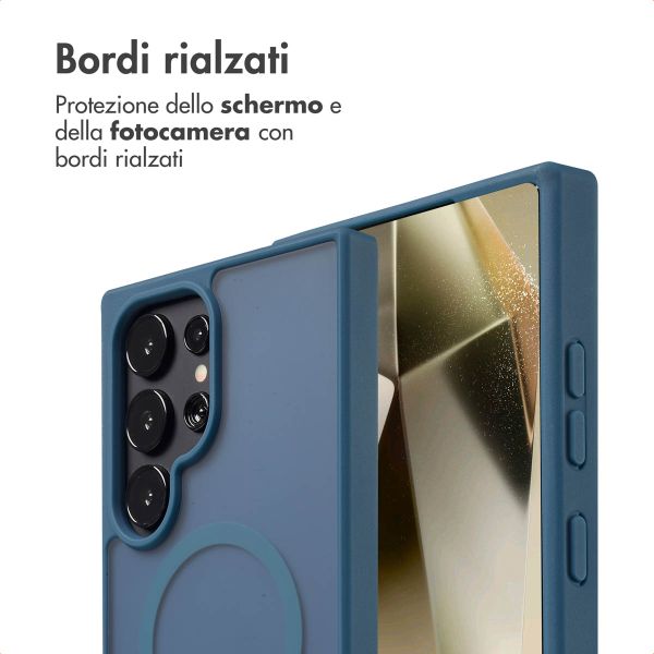 imoshion Cover posteriore Color Guard con MagSafe Samsung Galaxy S24 Ultra - Blu scuro
