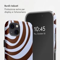 Selencia Cover Posteriore Vivid Apple iPhone 13 Pro - Dream Swirl Chocolate