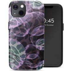 Selencia Cover posteriore Vivid con MagSafe Apple iPhone 13 - Leo Bubble Green