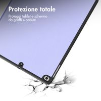 imoshion Cover a libro Trifold Apple iPad 6 (2018) 9.7 pollici / iPad 5 (2017) 9.7 pollici / Air 2 (2014)/Air 1 (2013) - Lilla