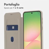 imoshion Bookcase trasparente con MagSafe Samsung Galaxy A57 (5G) - Beige