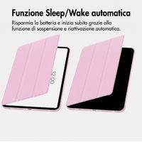 imoshion Cover a libro Trifold Apple iPad 11 (2025) 11 pollici A16 / iPad 10 (2022) 10.9 pollici - Rosa