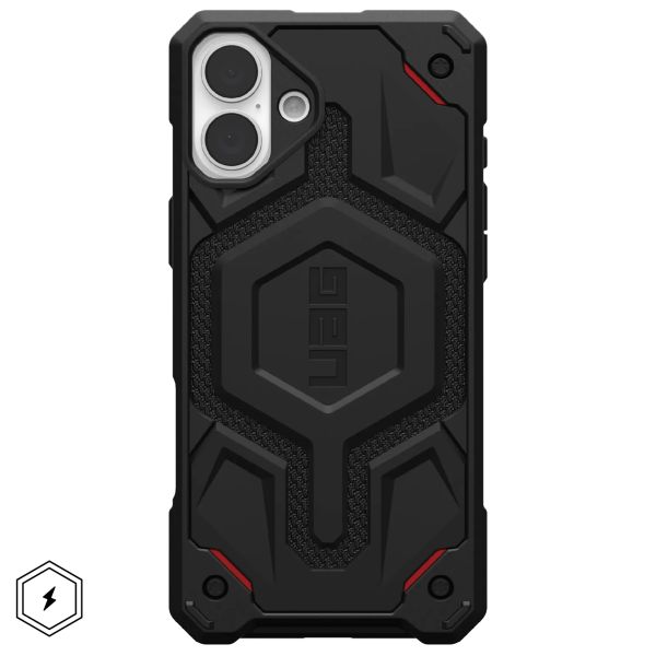 UAG Cover Posteriore Monarch Pro Apple iPhone 16 Plus - Kevlar Black