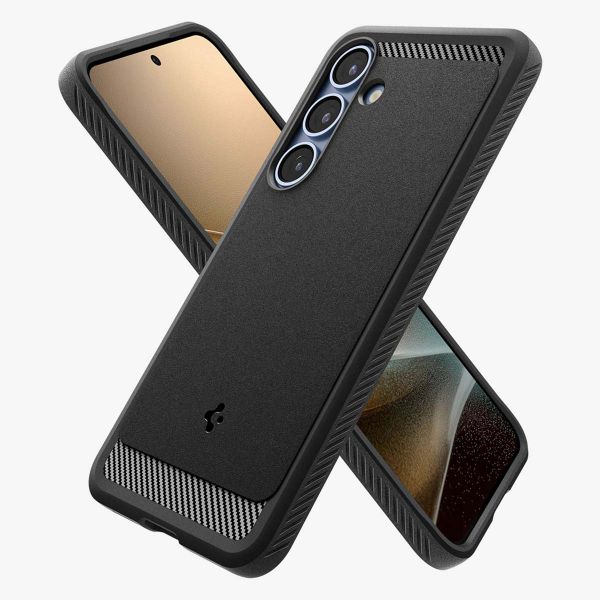 Spigen Cover Rugged Armor con MagSafe Samsung Galaxy S25 - Matte Black