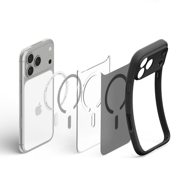 Spigen Cover Posteriore Ultra Ibrida con MagSafe Apple iPhone 18 Pro Max / 17 Pro Max - Frost Black