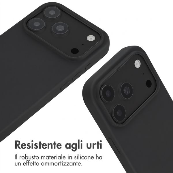imoshion Cover in Silicone con Cordino Apple iPhone 18 Pro / 17 Pro - Nero
