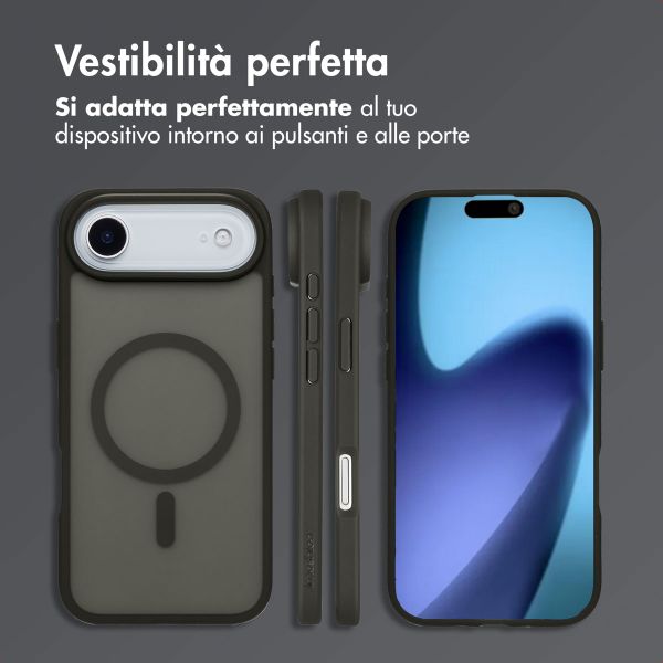 imoshion Cover posteriore Color Guard con MagSafe Apple iPhone Air - Nero