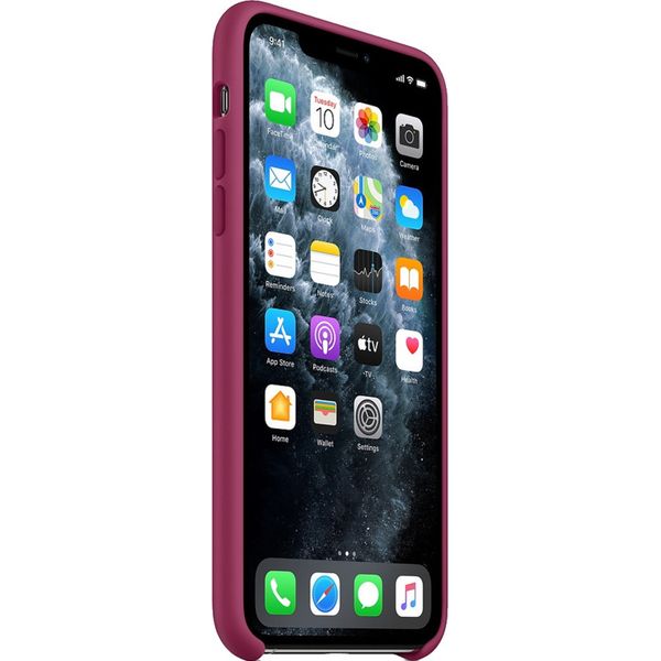 Apple Cover in Silicone Apple iPhone 11 Pro Max - Pomegranate