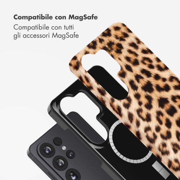 Selencia Cover posteriore Vivid con MagSafe Samsung Galaxy S26 Ultra - Wild Leo