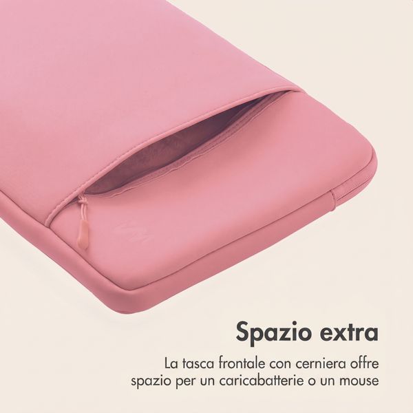 imoshion Custodia per laptop con tasca 15-16 pollici - Candy Pink