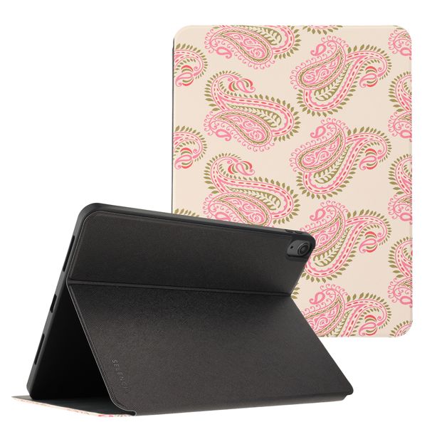 Selencia Cover per tablet Vivid Apple iPad 11 (2025) 11 pollici A16 / iPad 10 (2022) 10.9 pollici - Paisley Blush