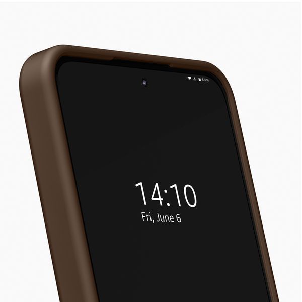 iDeal of Sweden Cover in silicone con MagSafe Samsung Galaxy A57 (5G) - Mocha Mousse