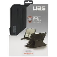 UAG Cover a libro Metropolis Apple iPad 9 (2021) 10.2 pollici / iPad 8 (2020) 10.2 pollici / iPad 7 (2019) 10.2 pollici - Nero