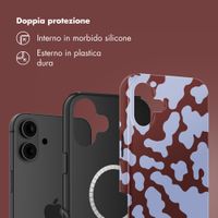 Selencia Cover posteriore Vivid con MagSafe Apple iPhone 16 - Moo'd Lavender Glow