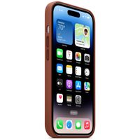 Apple Cover Posteriore in Pelle con MagSafe Apple iPhone 14 Pro - Umber