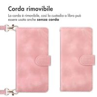 imoshion Cover a libro con Cordino Apple iPhone 17 - Rosa