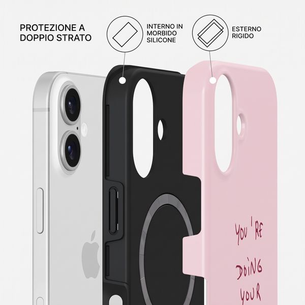 Burga Cover Posteriore Resistente con MagSafe Apple iPhone 16 - Your Best