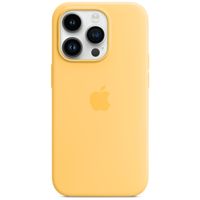 Apple Cover Posteriore in Silicone con MagSafe Apple iPhone 14 Pro - Sunglow
