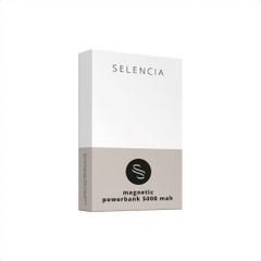 Selencia Vivid Powerbank 5.000 mAh - MagSafe e Qi - Nero
