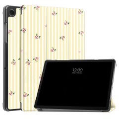 imoshion Cover Trifold Design Samsung Galaxy Tab A11 Plus / A9 Plus - Garden Stripes