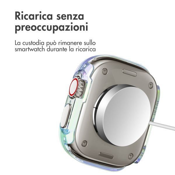 imoshion Cover rigida integrale lucida Apple Watch Ultra / Ultra 2 / Ultra 3 - 49 mm - Pearlescent