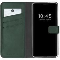 Selencia Cover a libro in vera pelle Apple iPhone 13 Pro Max - Verde