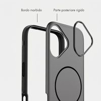 imoshion Cover posteriore Color con Thin MagSafe Ring Apple iPhone 17 - Nero