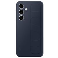 Samsung Cover Originale con Supporto a Impugnatura Samsung Galaxy S24 FE - Black & Blue