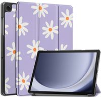 imoshion Cover Trifold Design Samsung Galaxy Tab A11 Plus / A9 Plus - Flowers Distance
