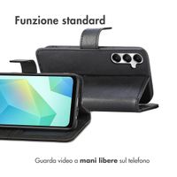 imoshion Cover a libro di Lusso Samsung Galaxy A17 (5G) / (4G) - Nero