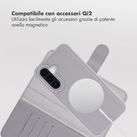 Accezz Cover a libro Edge rimovibile con MagSafe Samsung Galaxy A27 (5G) - Grigio