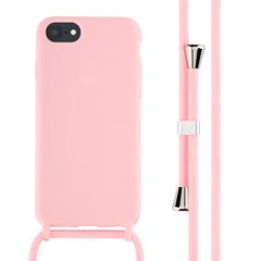 imoshion Cover in Silicone con Cordino Apple iPhone SE (2022 / 2020) / 8 / 7 - Rosa